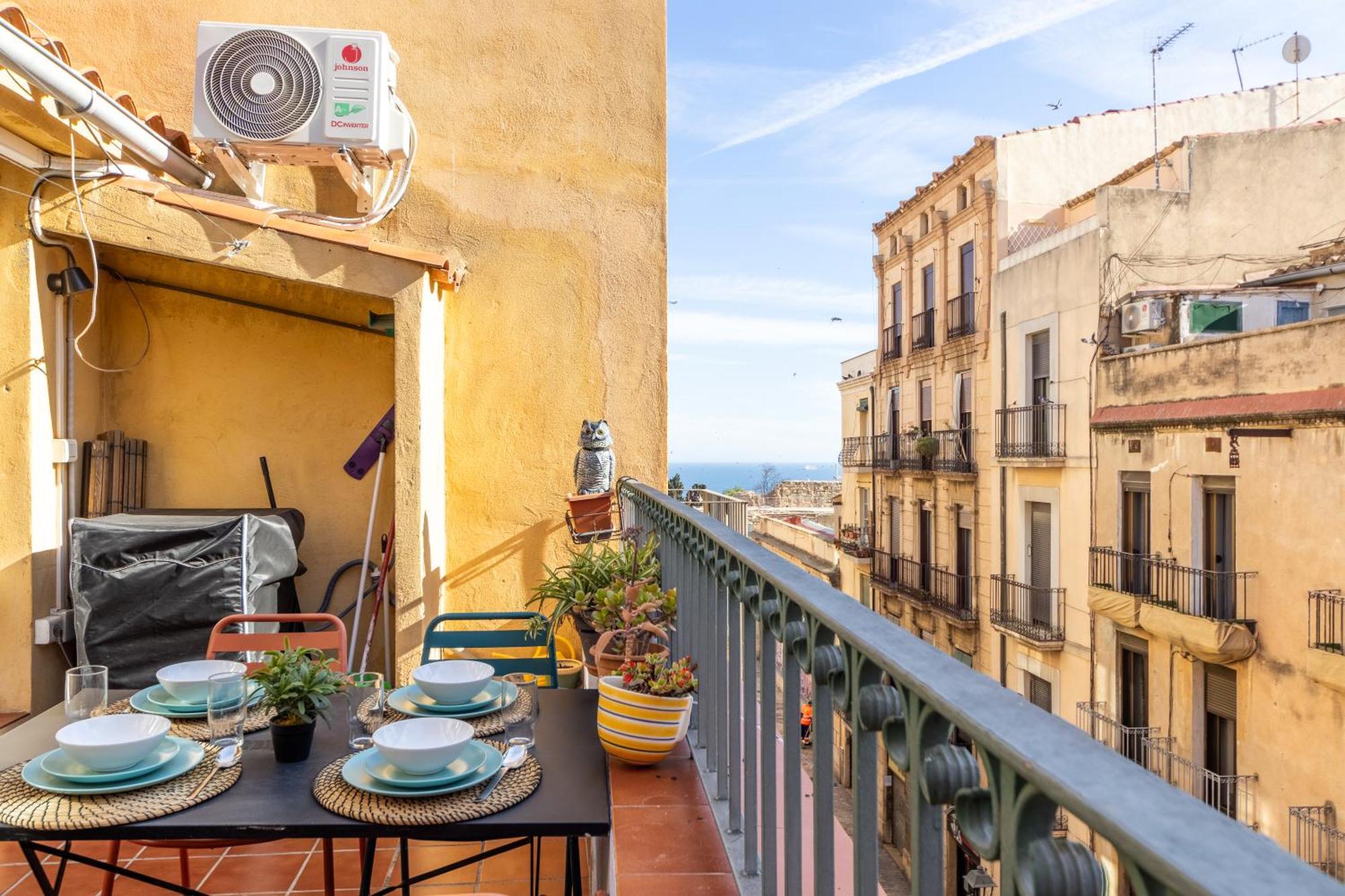 Grooovy Duplex Amb Terrassa Apartment Tarragona Ngoại thất bức ảnh