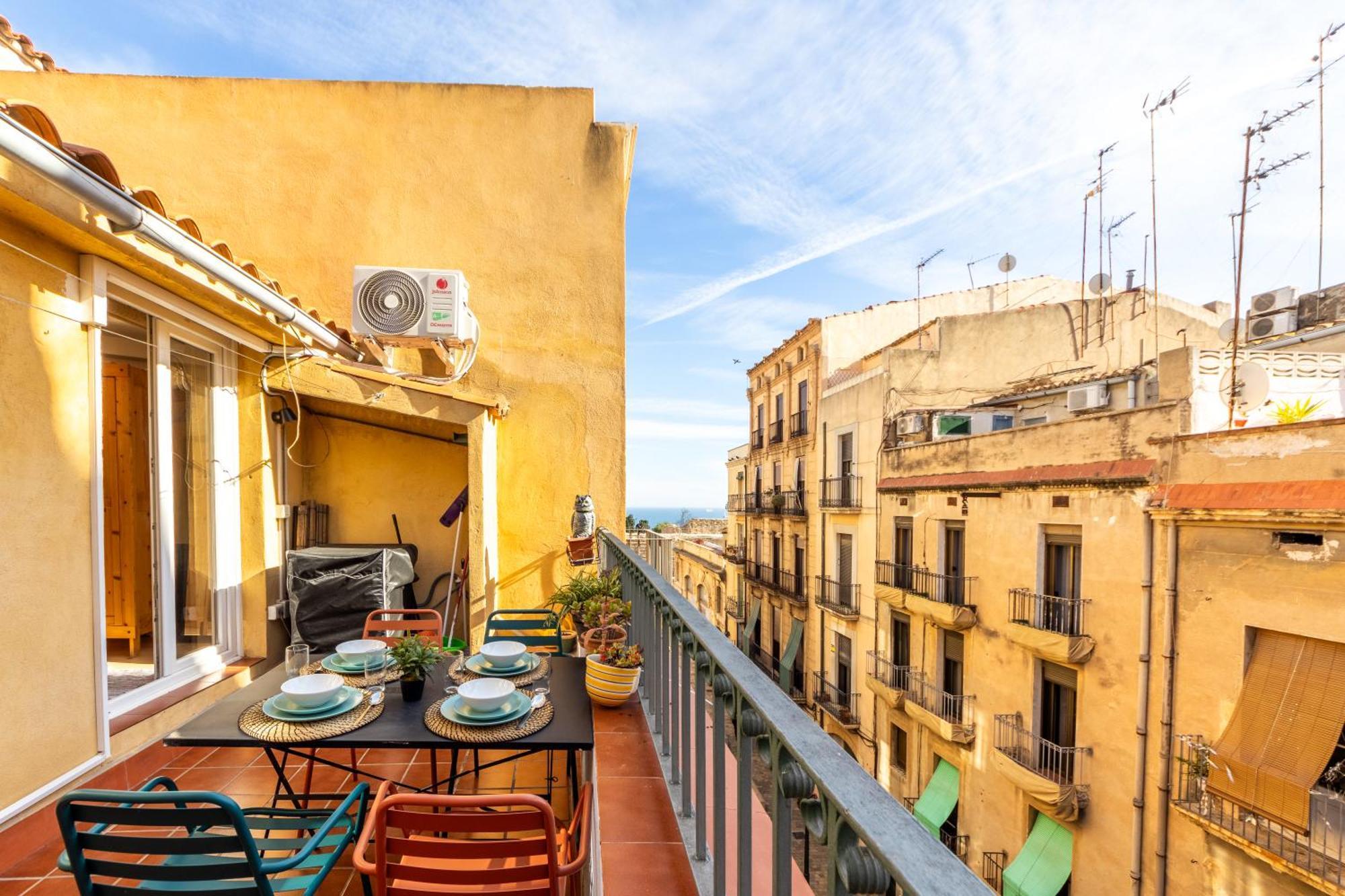 Grooovy Duplex Amb Terrassa Apartment Tarragona Ngoại thất bức ảnh